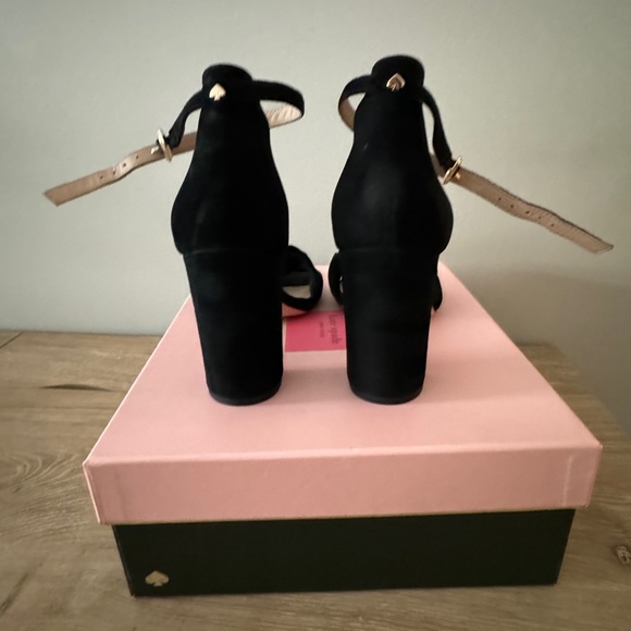 Kate spade Mona black suede platform heels - Picture 7 of 10